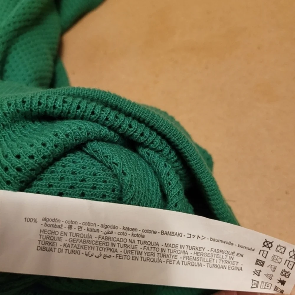 NWT Zara high rise flare pant,Retro, 70s,100% cotton knit,M - Picture 9 of 9